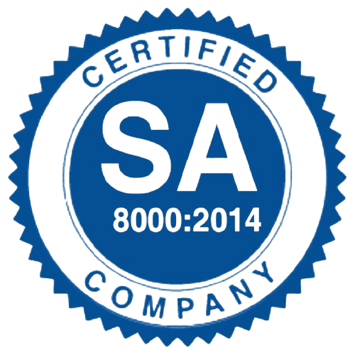 SA 8000:2014 Certified